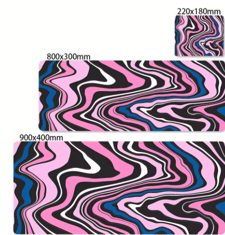 XXL Gaming Mousepad Strata Pink Swirl
